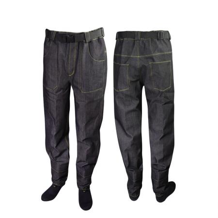 Denim wading jeans - Made with stretch and abrasion resistant 10oz Denim; gives users a more casual way to enjoy their fishing